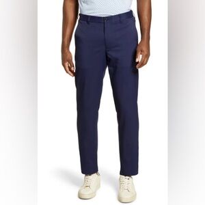 MIZZEN + MAIN Baron Trim Fit Performance Pants Navy Men’s 36x34 Stretch‎